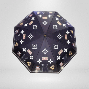 Noir Star Pattern Umbrella