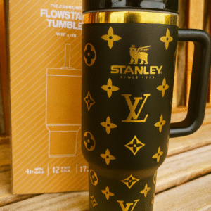 Royalty Black & Gold LV Lux Cup